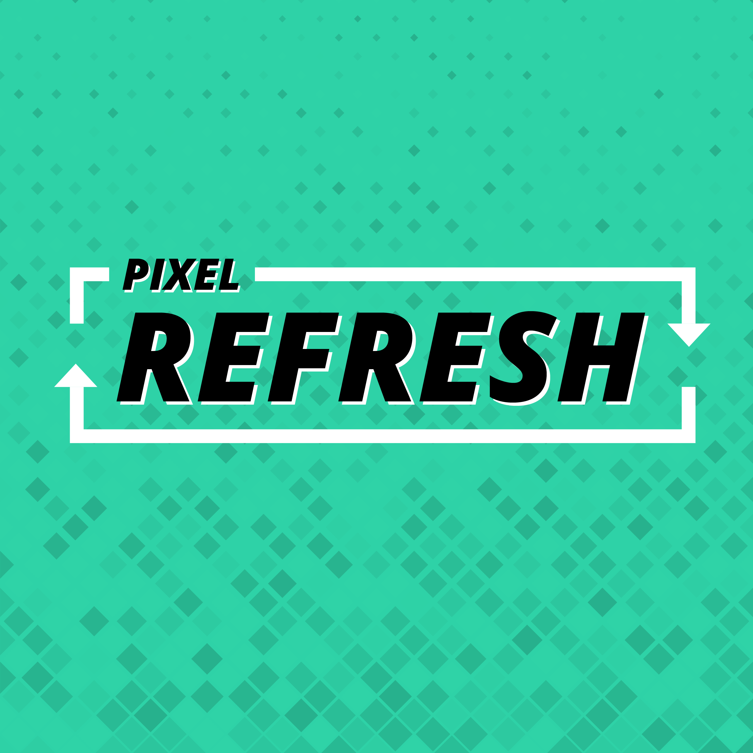 Pixel Refresh - Poster (2570x2570), Png Download