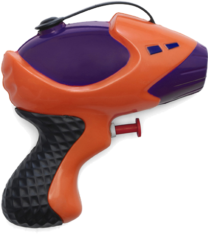 Plastic Water Gun In Multicoloured - Water Gun (600x600), Png Download