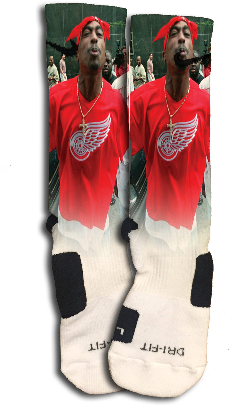 2pac - Nike Elite - 2pac Thug Life (1000x1500), Png Download
