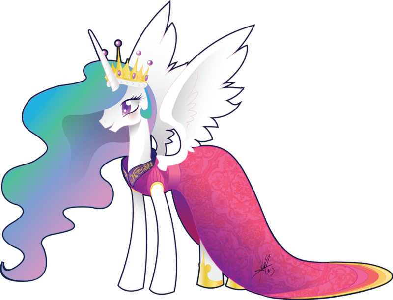 Princess Celestia Images Awesome Celestia Pics Hd Wallpaper - Mlp Princess Cadence In A Dress (800x611), Png Download