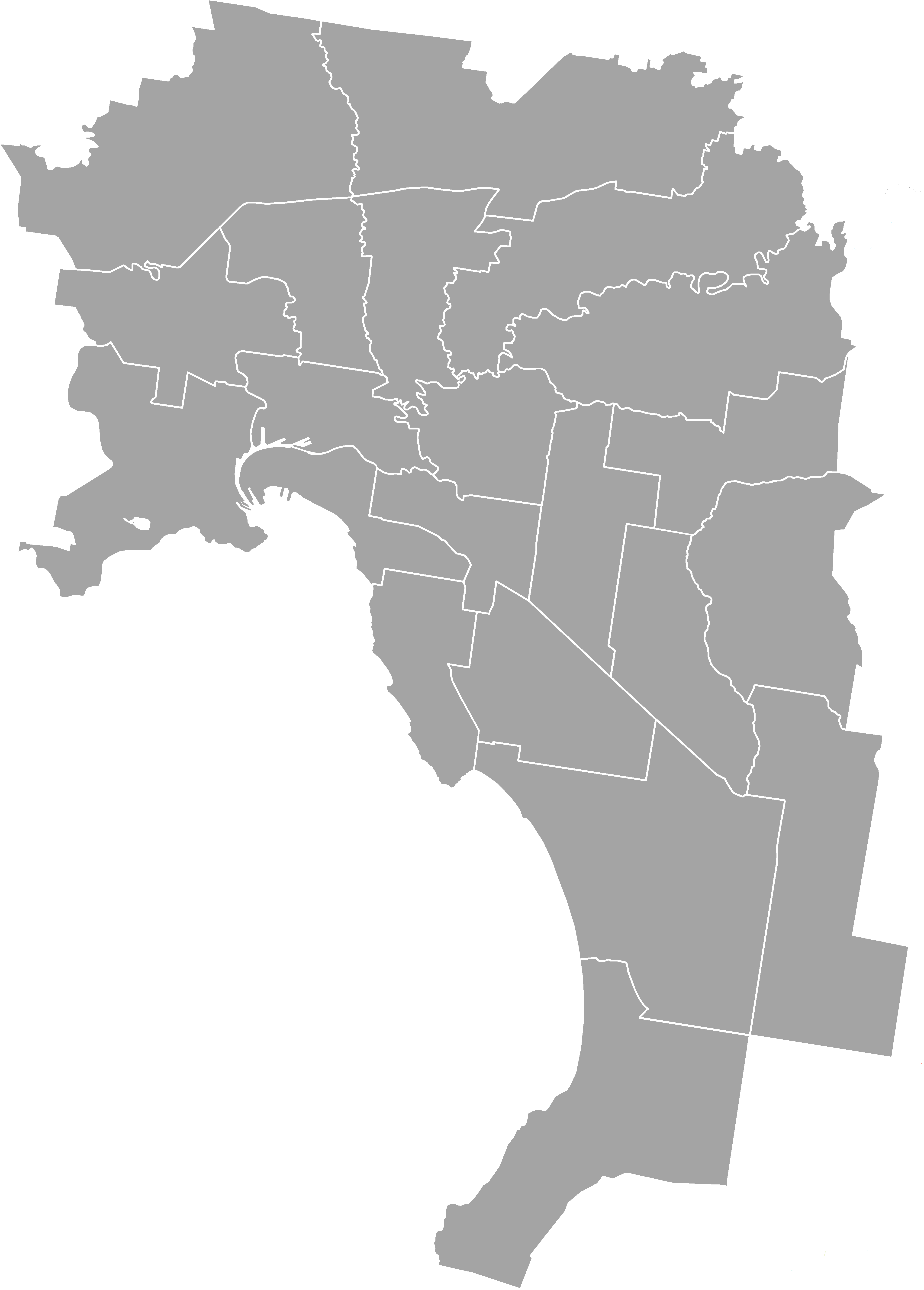 Australian Electoral Divisions Of Melbourne, 2016 - Atlas (4032x5776), Png Download