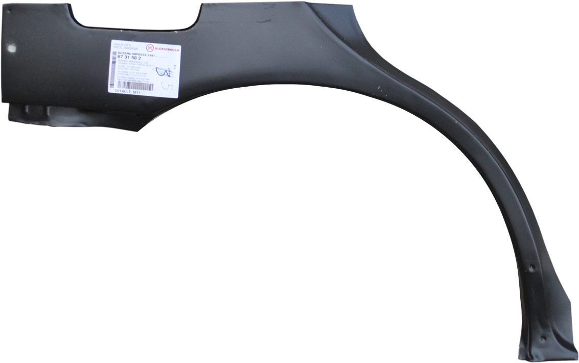 1993-2000 Subaru - 1998 Subaru Impreza Rear Rusty Fender Repair (1200x777), Png Download