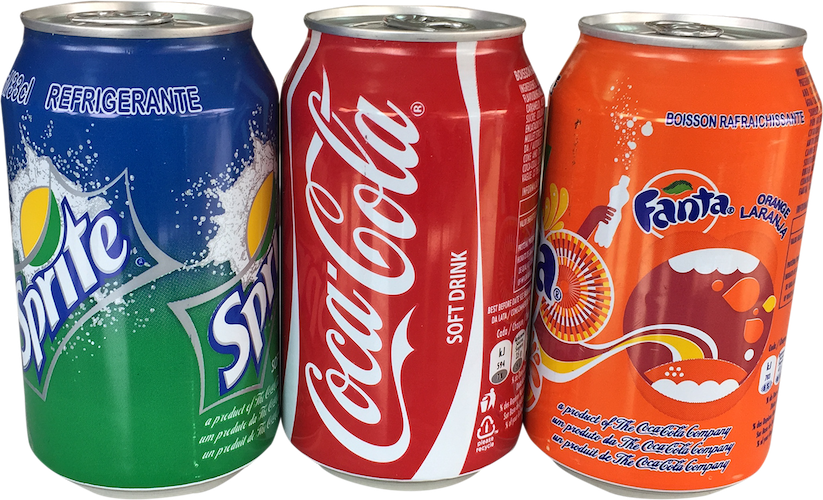 Coca Cola Can 330ml - Different Type Of Coca Cola (823x500), Png Download