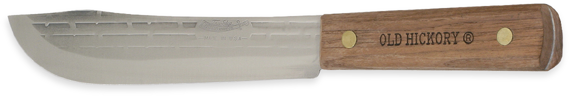Ontario Old Hickory 7-7" Butcher Knife, - Rifle (1200x275), Png Download