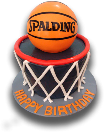 Basket Ball Fondant - Spalding Volleyball (600x710), Png Download