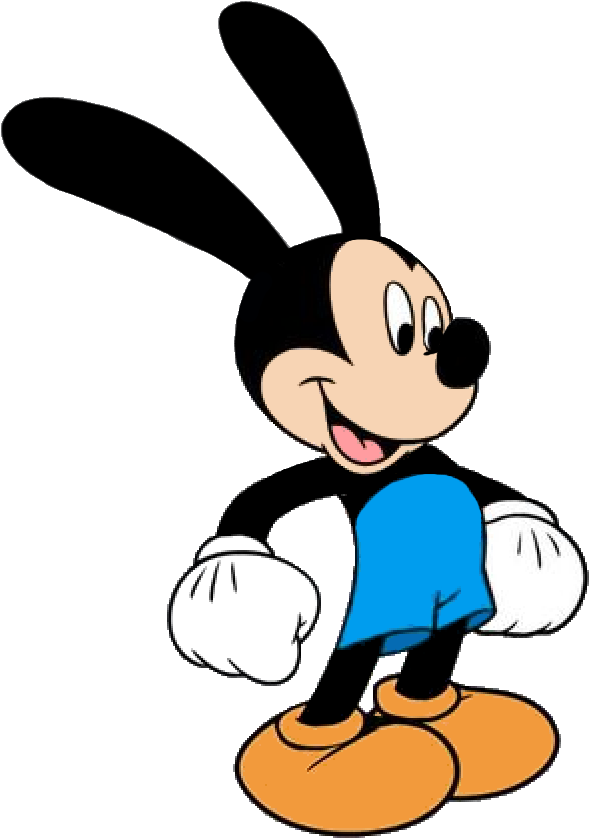 Bunnies Clipart Modern - Oswald The Lucky Rabbit 2017 (629x871), Png Download