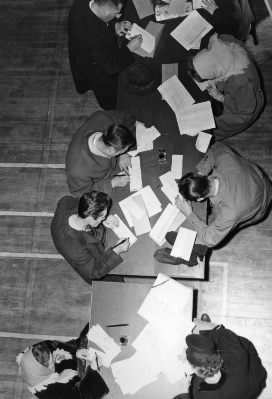 1940 Student Life Vintage Image - Monochrome (2238x1276), Png Download