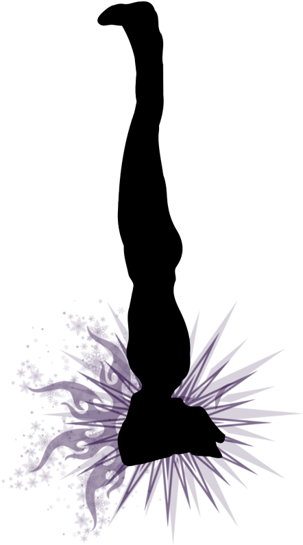 Crown Chakra Yoga - Silhouette (600x795), Png Download