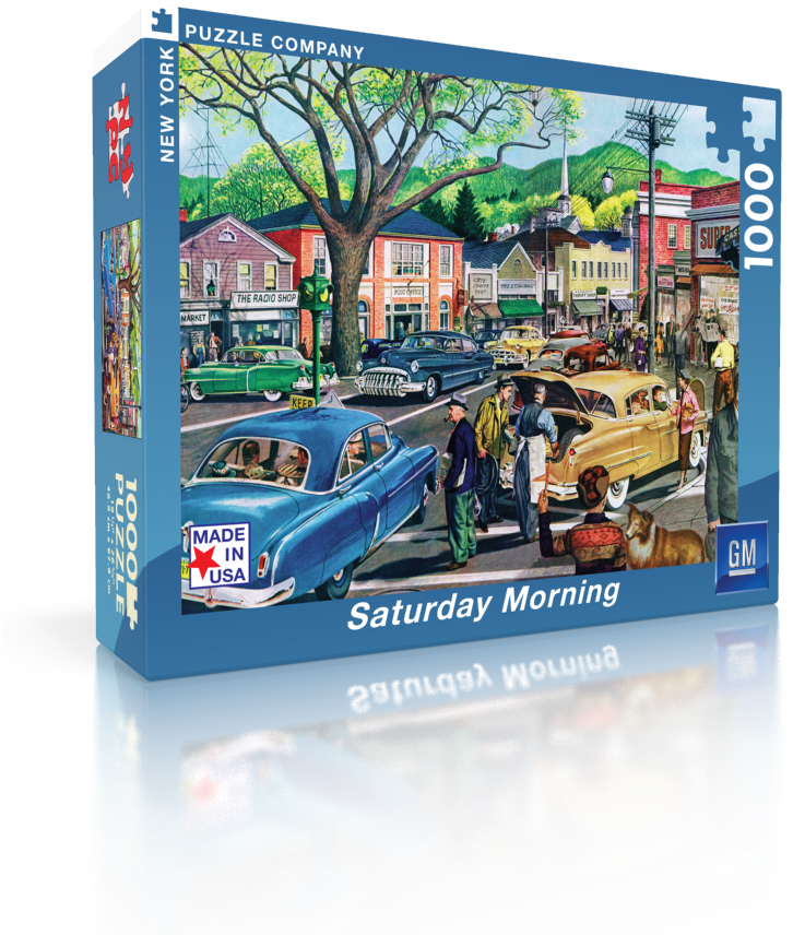 Saturday Afternoon Vehicles Jigsaw Puzzle - Car Dealership (800x1000), Png Download