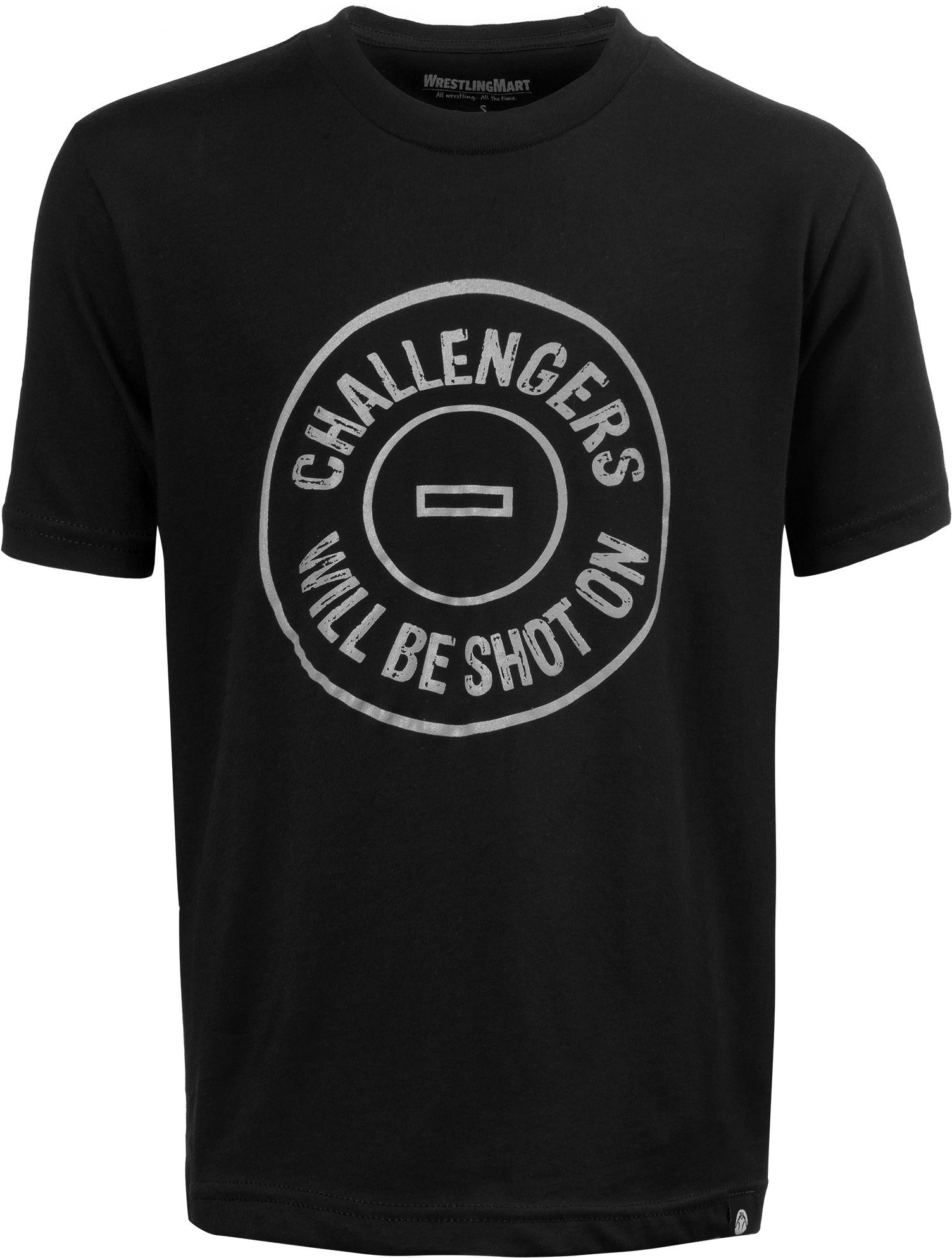 Youth Bullet Tee Black Grey Back - T-shirt (2000x2000), Png Download