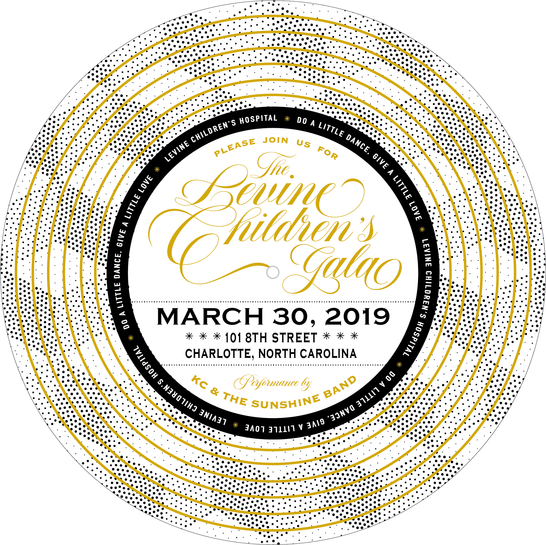 Gold Record Lch Gala - Party Favor - March Lineup (2156x1867), Png Download