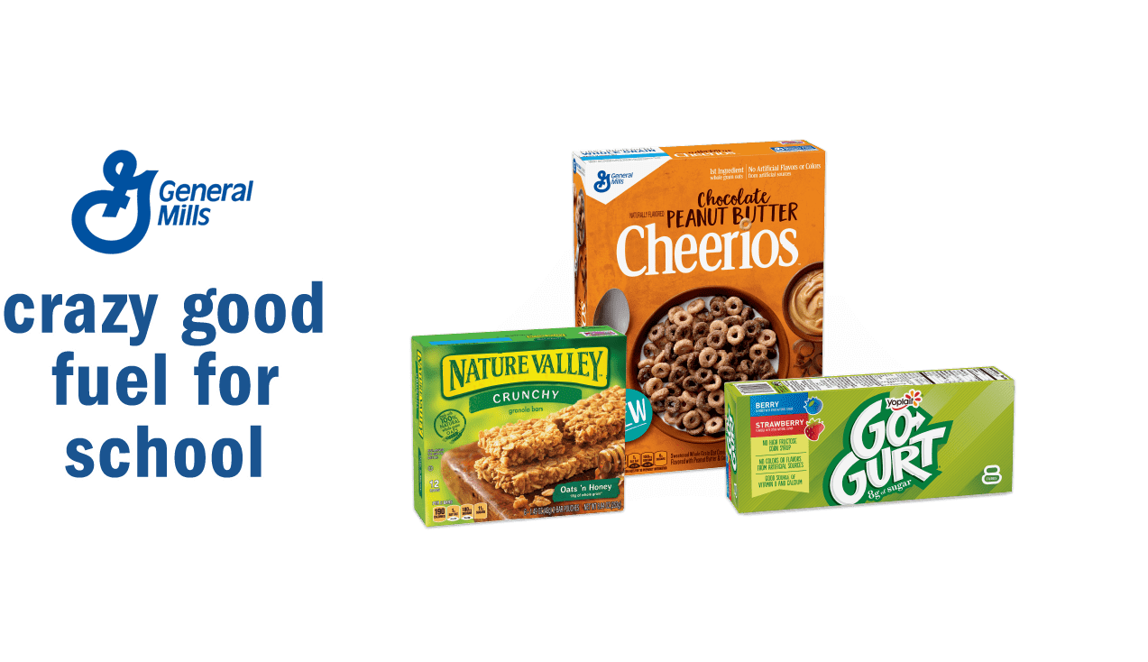 General Mills & Kellogg's Return To School - Snack (1400x746), Png Download