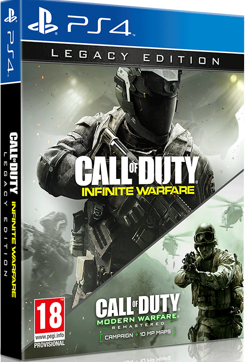 Call Of Duty Infinite Warfare Legacy Ps4 (500x736), Png Download
