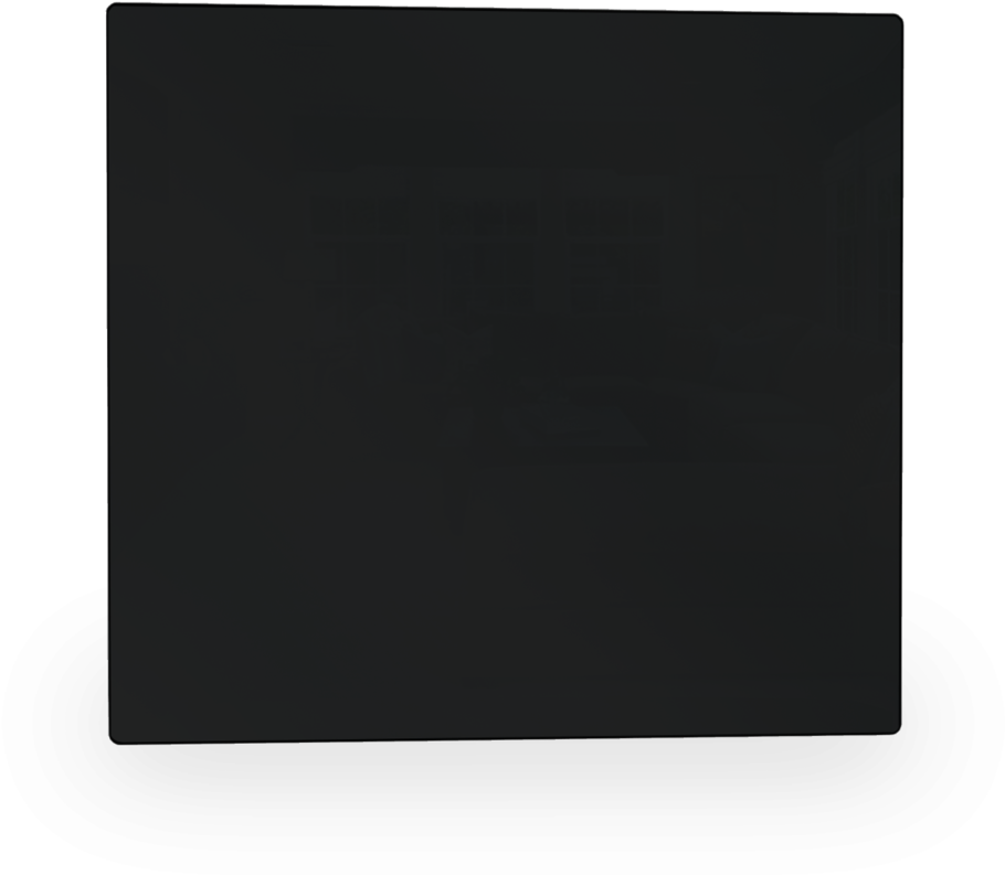 Far Infrared Heater Black Glass Panel 450w - Wallet (1500x1500), Png Download