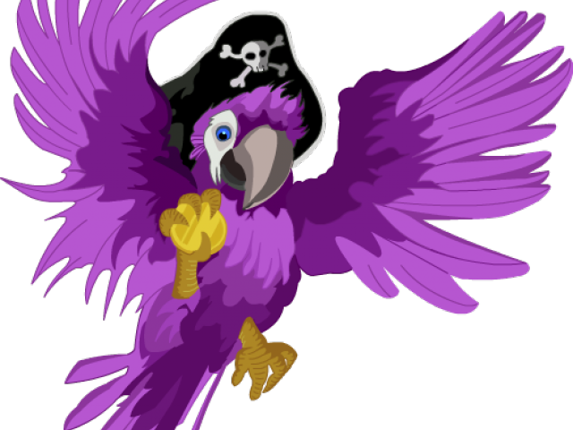 Macaw Clipart Pirate Parrot - Pirate Parrot No Background (640x480), Png Download