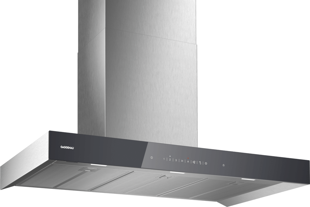 Wall-mounted Hood 200 Series Stainless Steel With Glass - Kitchen Hood (1010x675), Png Download