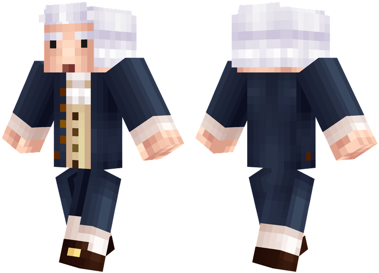 Thomas Jefferson - Minecraft Skins Obama (716x514), Png Download