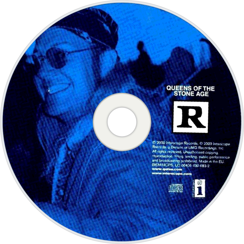 Cdart Artwork - Queens Of The Stone Age Rated R Cd (1000x1000), Png Download