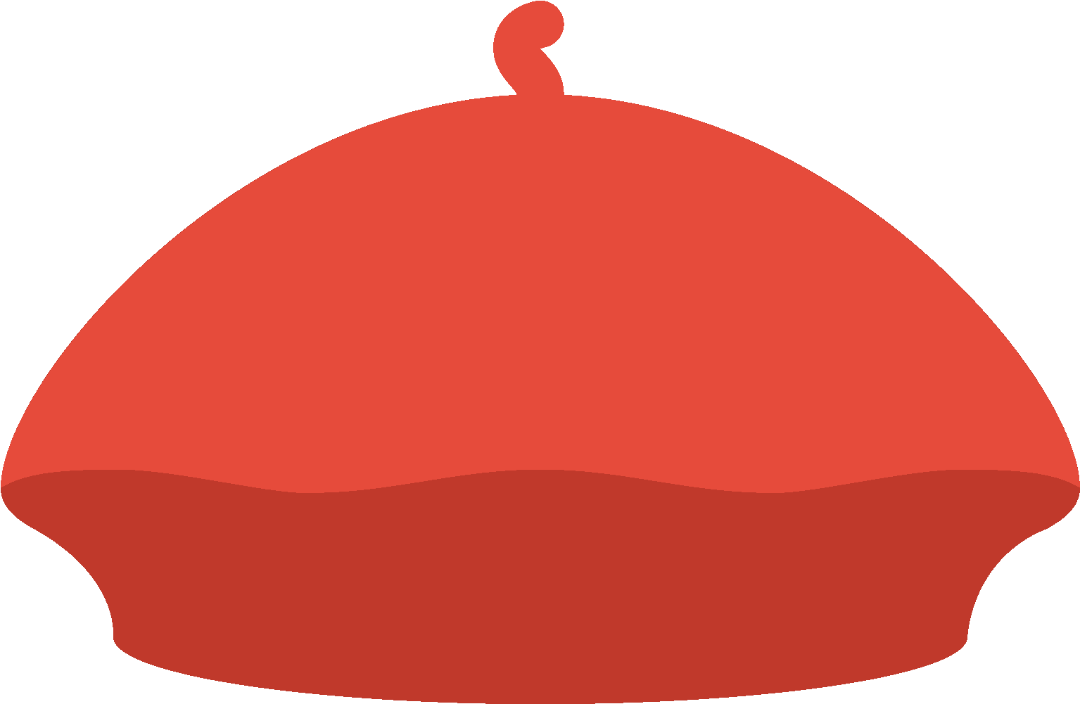 Beret Png - Illustration (1600x1600), Png Download