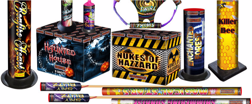 Fiesta Firework Box - Alcoholic Beverage (1050x350), Png Download