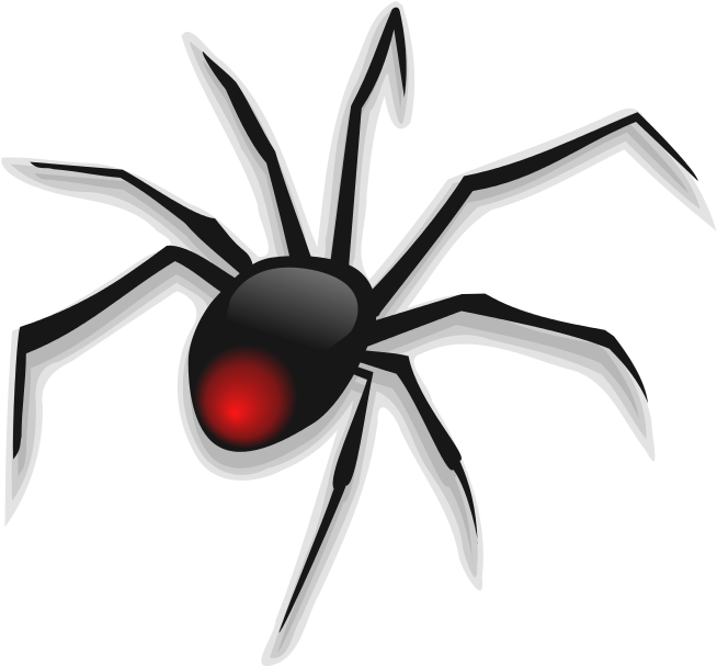 Tarantula Clipart Cute - Scary Spider Clip Art (713x689), Png Download