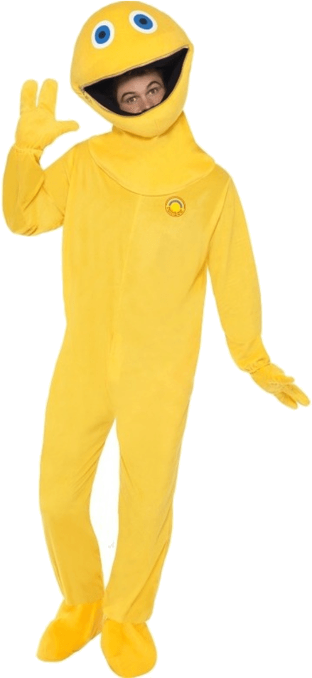 Adult Zippy Rainbow Costume - 80s Fancy Dress Characters (600x951), Png Download