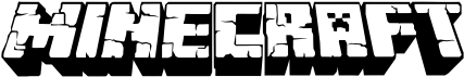 Pegatina Minecraft Logo Letras Adhesivosnatos - Minecraft (570x708), Png Download
