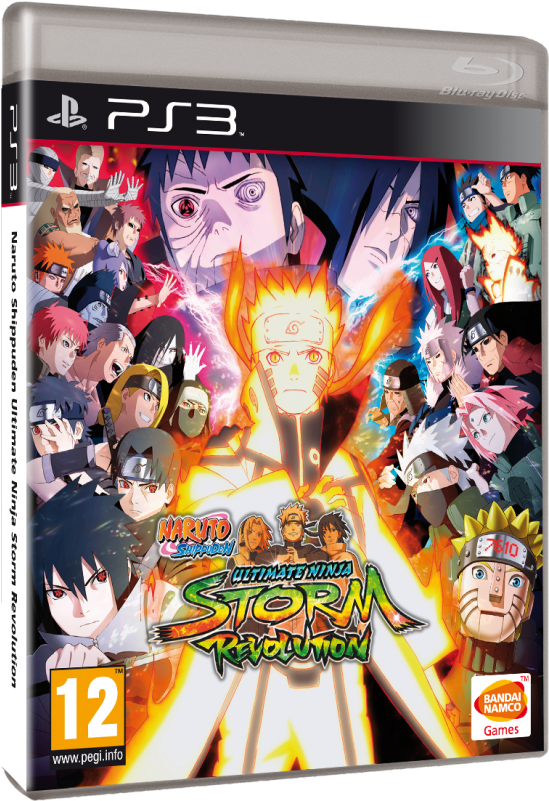 Ultimate Ninja Storm Revolution - Naruto Shippuden Ps3 (600x800), Png Download