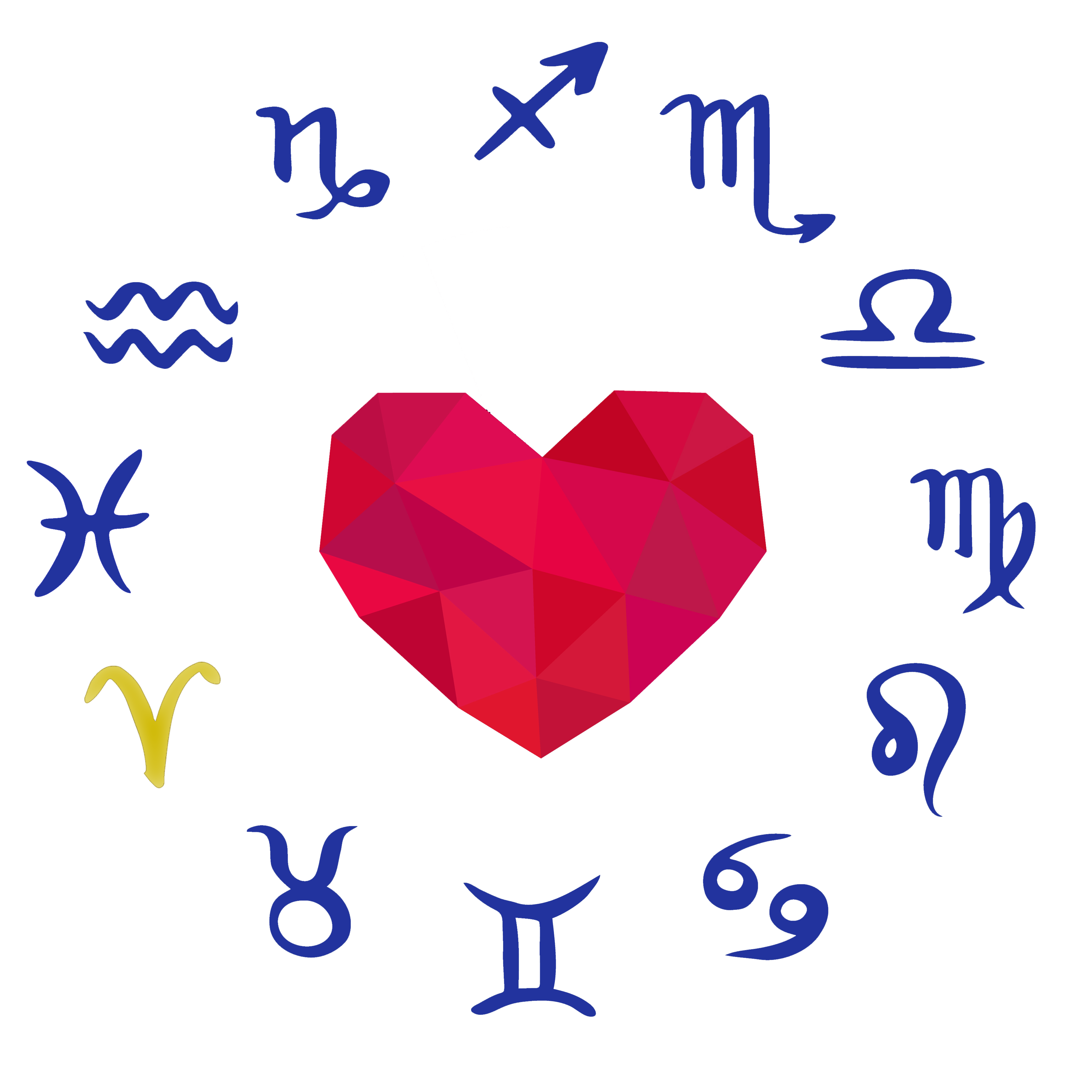 Nome Do Arquivohoroscopo-amor - Circle (4000x4000), Png Download