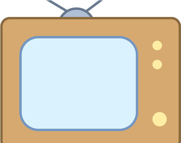 Television Clipart Tv Icon (640x480), Png Download