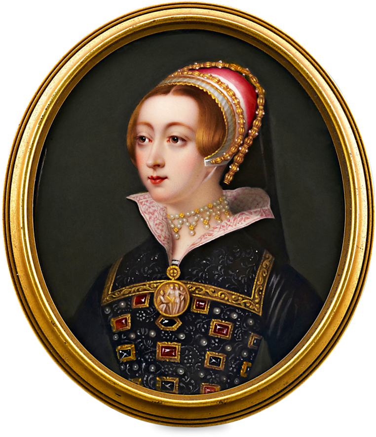 Portrait Of Anne Boleyn By Henry Pierce Bone - Portrait Of Anne Boleyn (864x1080), Png Download
