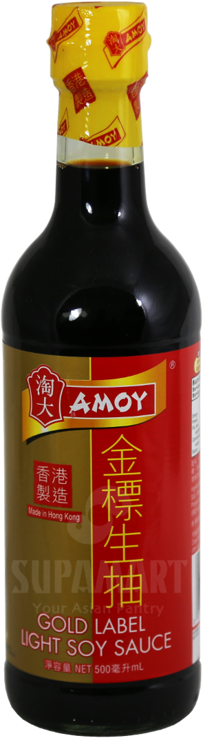 Gold Lable Light Soy Sauce 金標生抽 - Pepper King Hot Sauce (1277x1277), Png Download