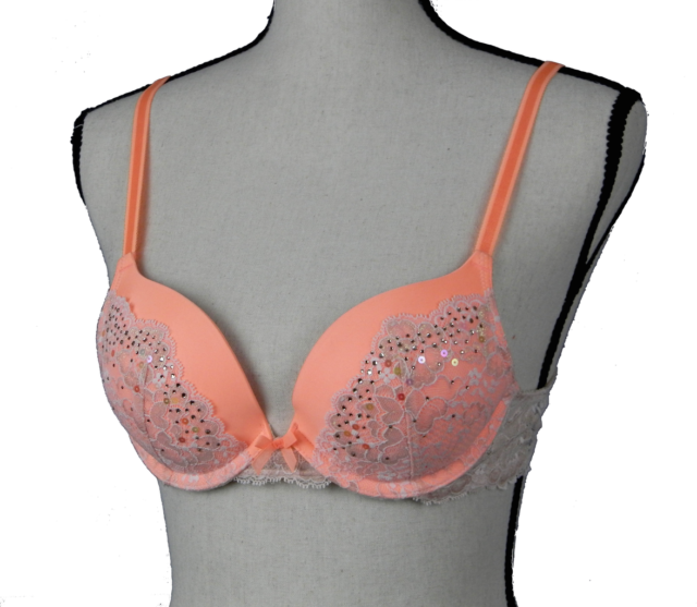 Victoria's Secret Women's Dream Angels Push Up Pigeonnant - Brassiere (640x557), Png Download