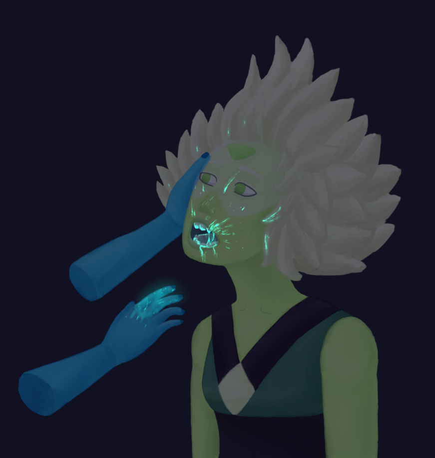 Glowstick By Sharkiity On - Figurine (871x918), Png Download