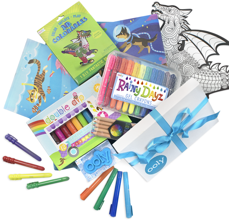 Fantastic Dragon Coloring Super Set With Inflatable - Wrapping Paper (800x800), Png Download