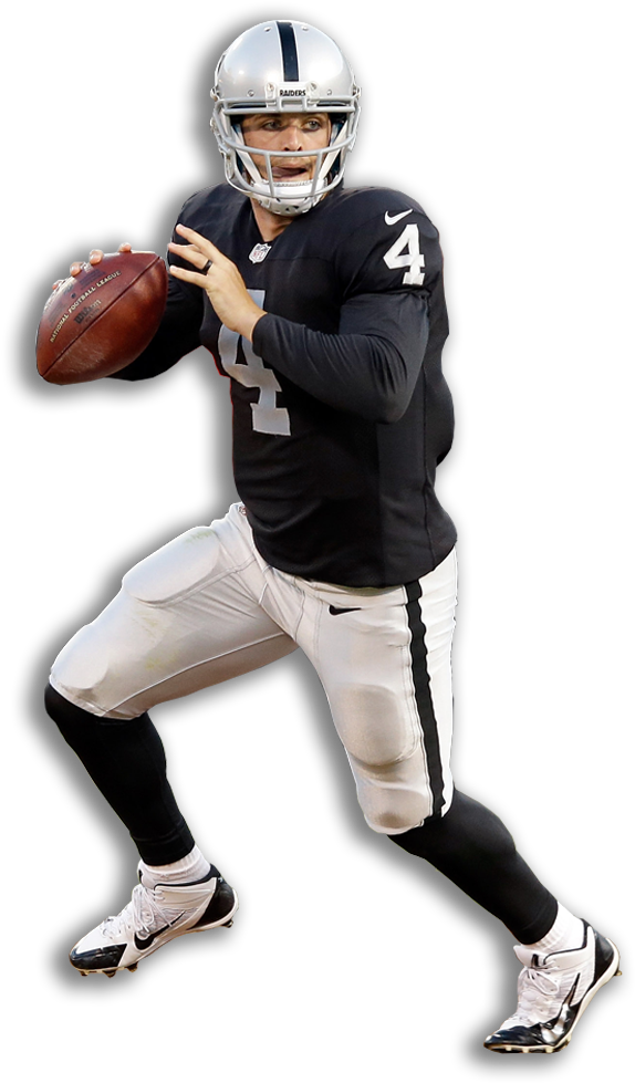 Carr Plays With A Maturity Beyond His Years - Kick American Football (573x1038), Png Download