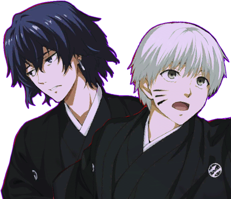 I Edited These Pics Of Ayato And Kaneki In Tokyo Ghoul - Tokyo Ghoul Ayato And Kaneki (737x680), Png Download