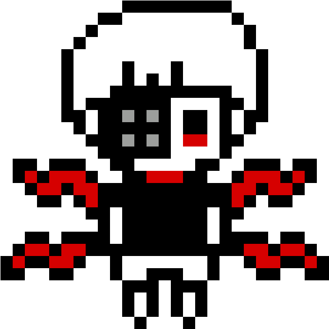 Kaneki Ken - Tokyo Ghoul Pixel Art (1080x1080), Png Download