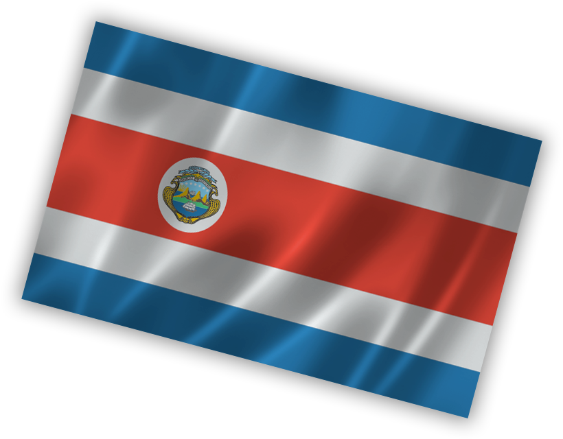 Costa Rica La Alianza Que Entrega - Flag (886x706), Png Download