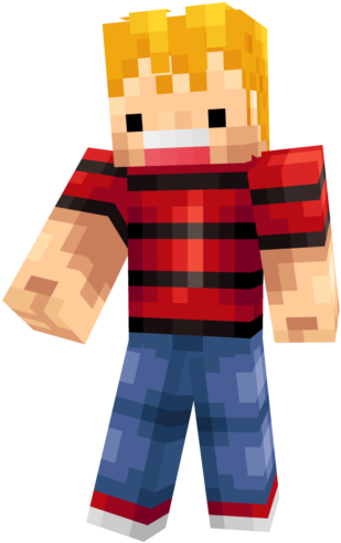 Klwpng - Calvin Minecraft Skin (640x640), Png Download