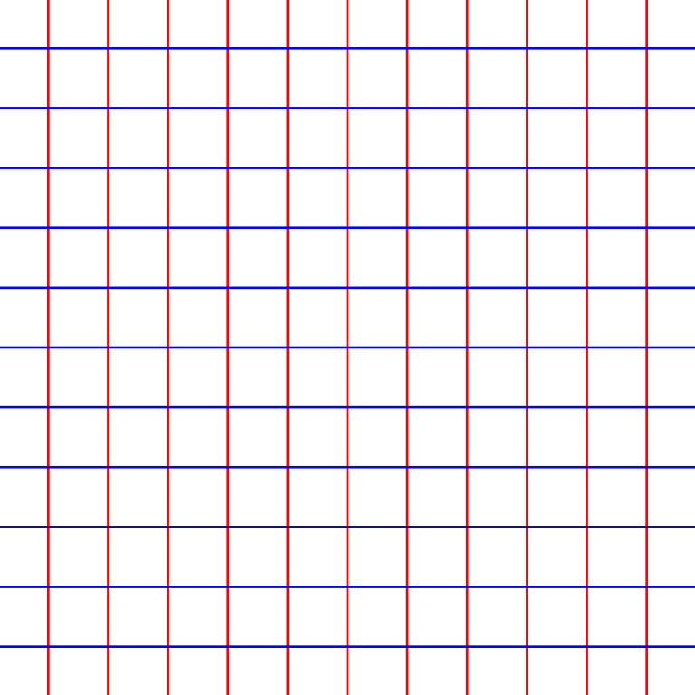 Conformal Grid Before Möbius Transformation - Funcion Lineal (768x768), Png Download