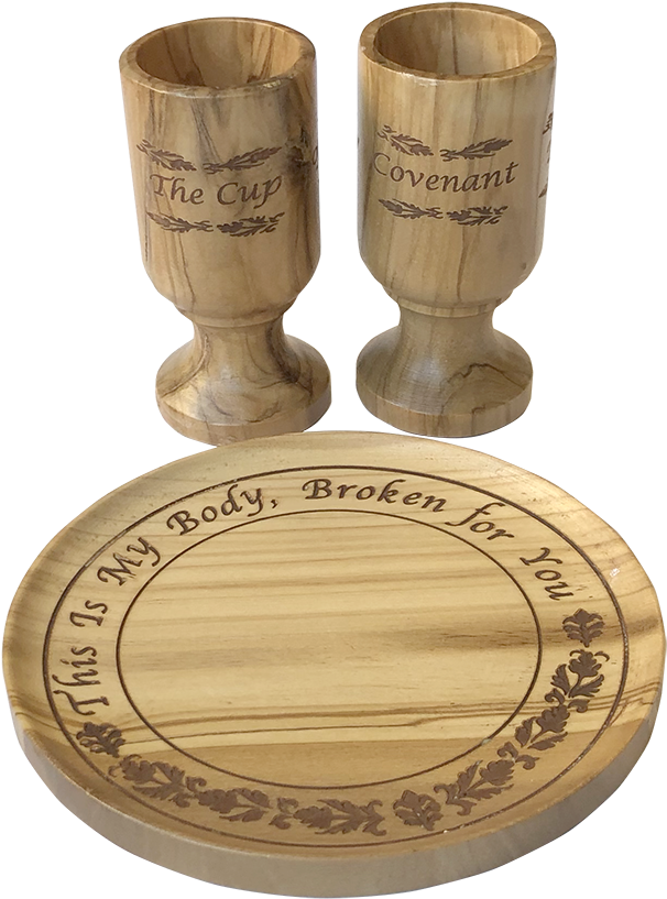 Olivewood Communion Set - Wood (720x894), Png Download