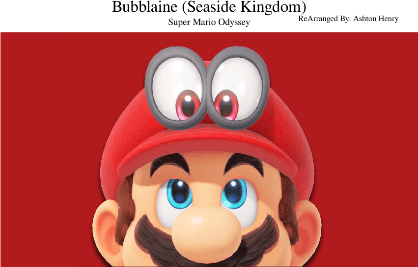 Bubblaine - Super Mario Odyssey (850x1100), Png Download