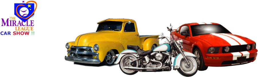 Miracle League Car Truck And Bike Show - Car Truck Bike Show (1124x291), Png Download