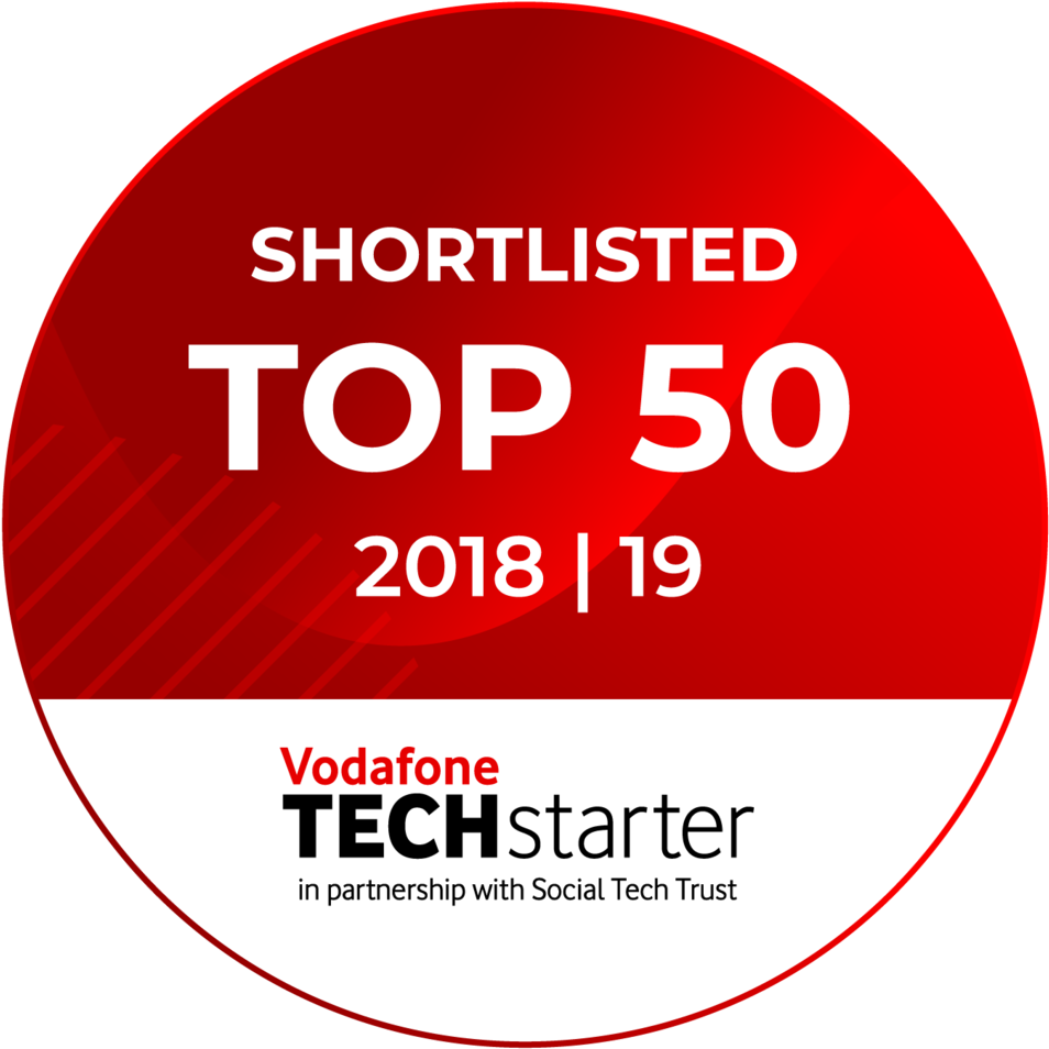 Vodafone Techstarter Top50 Badge - Circle (1000x998), Png Download