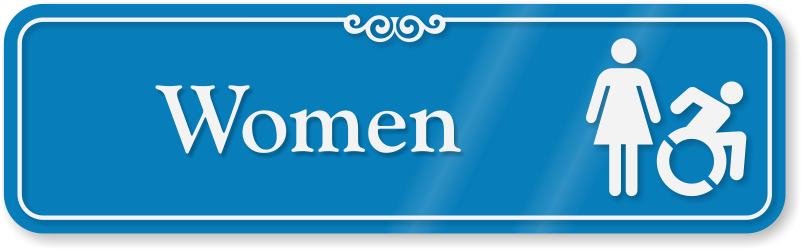 Women Sign With Woman And New Isa Symbol - Sign (800x570), Png Download