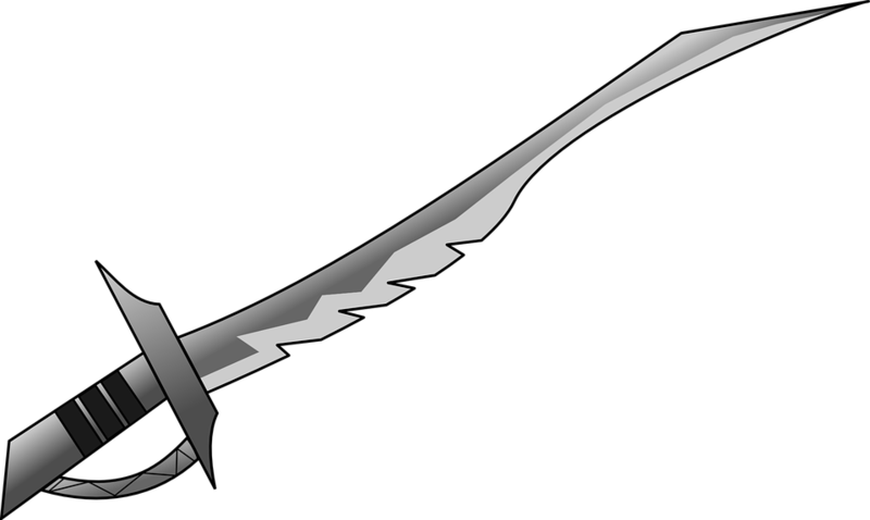 Sword Weapon Blade Medieval - Epee Png (800x478), Png Download