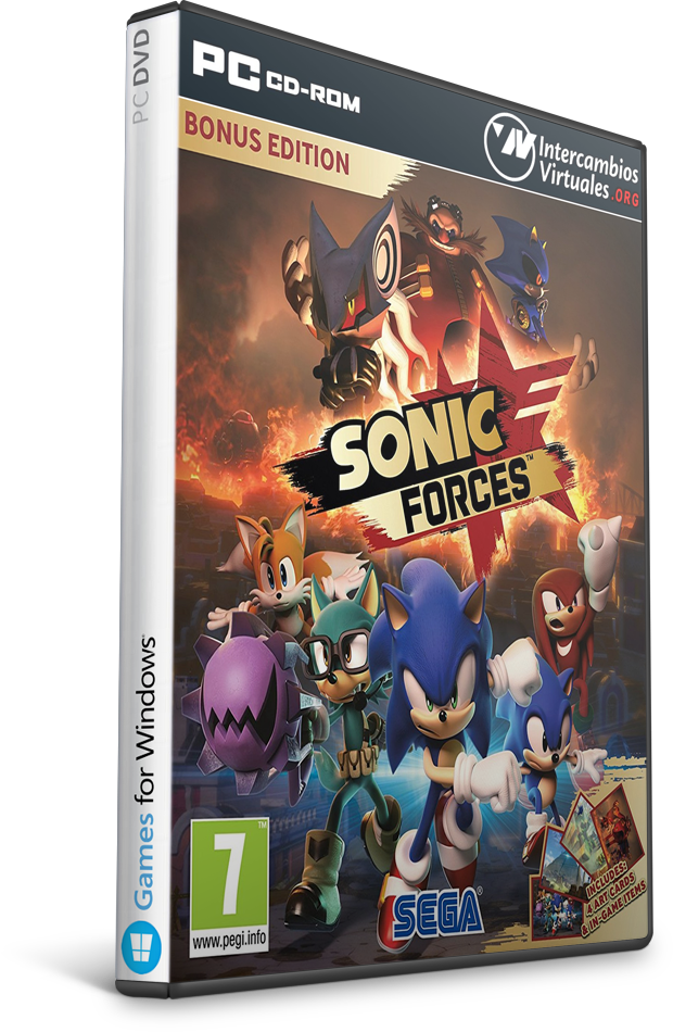 Sonic - Forces-cpy - - Call Of Duty Modern Warfare Remastered Pc Dvd Rom (620x950), Png Download