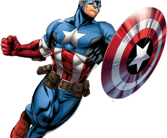 Captain America Png Transparent Images - Captain America Avengers Assemble Comic (640x480), Png Download