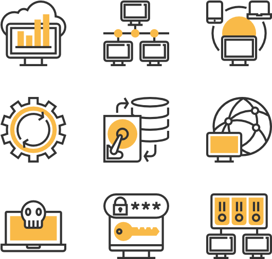 Network - Research Cartoon Icon Png (600x564), Png Download